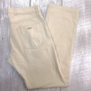 Paul & Shark Pants Mens 30x31 Light Stretch Chinos Beige Soft Straight Leg